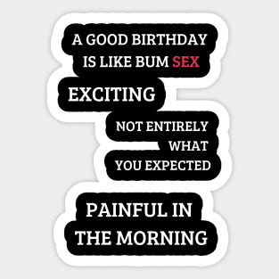 Best Funny Gift Idea for Wife Birthday Sticker